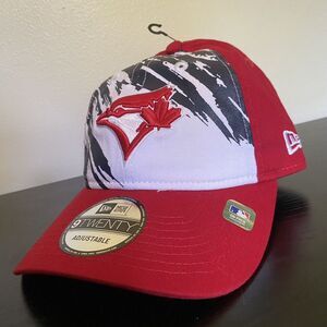 NWT New Era 9Twenty Adjustable Toronto Blue Jays 4th July Hat Red White Blue USA